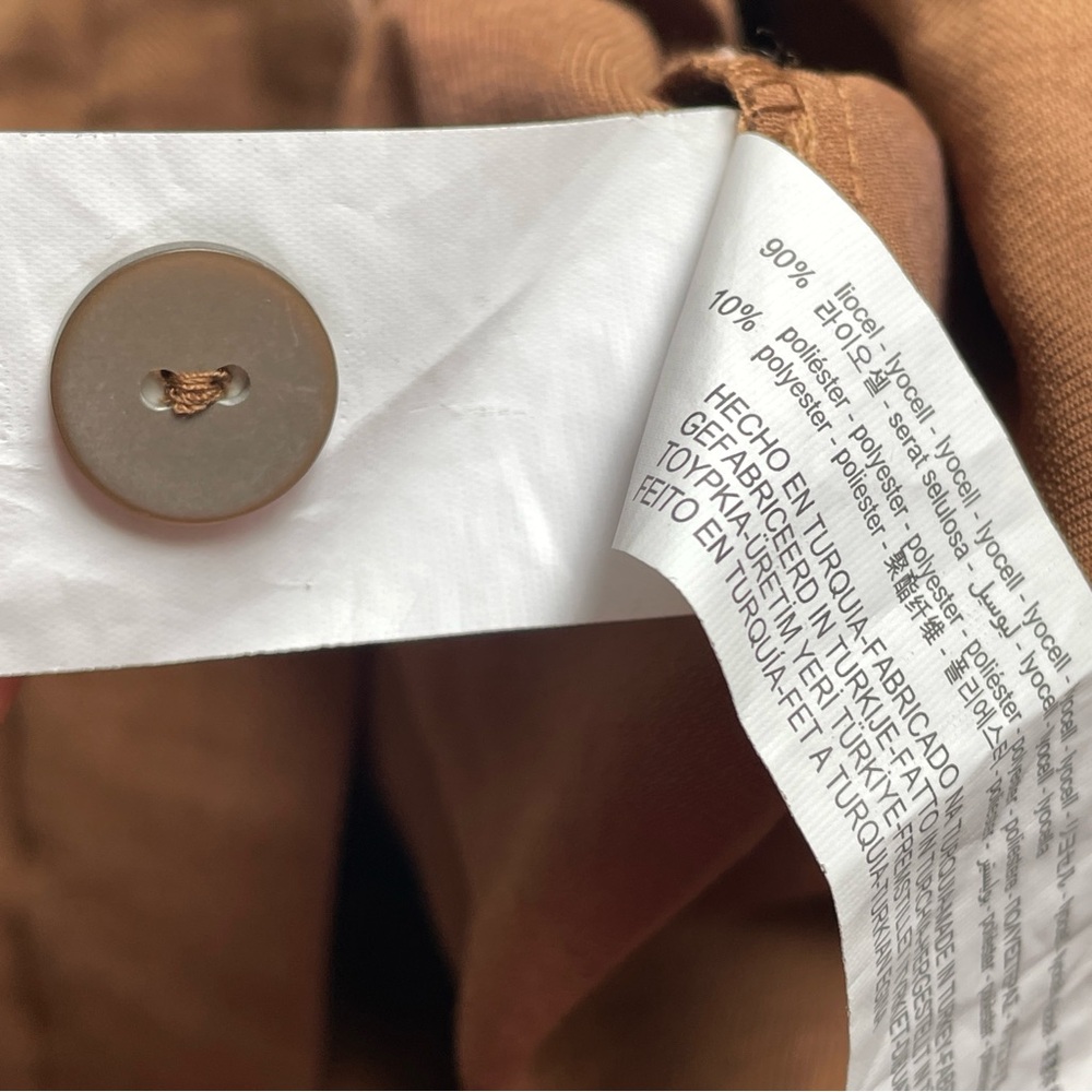 Zara Utility Jacket Romper in Warm Brown - Picture 9 of 9